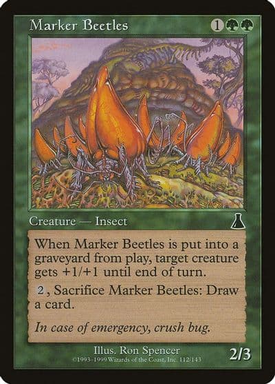 Marker Beetles Urza's Destiny Magic card