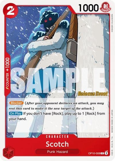 Scotch Royal Blood Release Event Cards One Piece card
