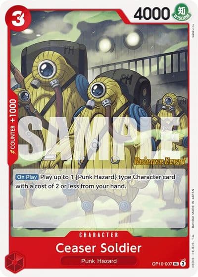 Ceaser Soldier Royal Blood Release Event Cards One Piece card