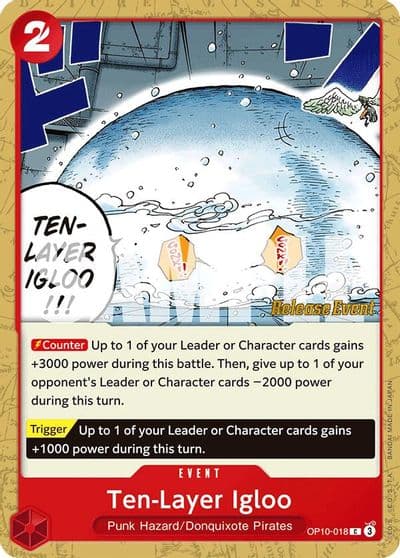 Ten Layer Igloo Royal Blood Release Event Cards One Piece card