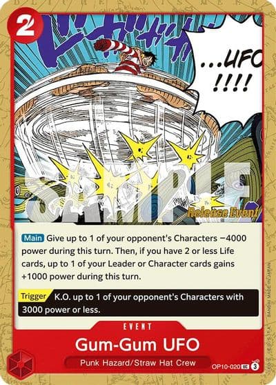 Gum Gum UFO Royal Blood Release Event Cards One Piece card