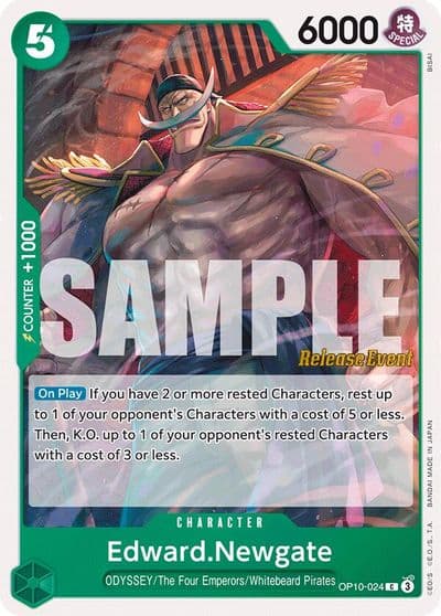 EdwardNewgate Royal Blood Release Event Cards One Piece card