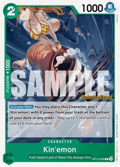 Kinemon 026 Royal Blood Release Event Cards One Piece card