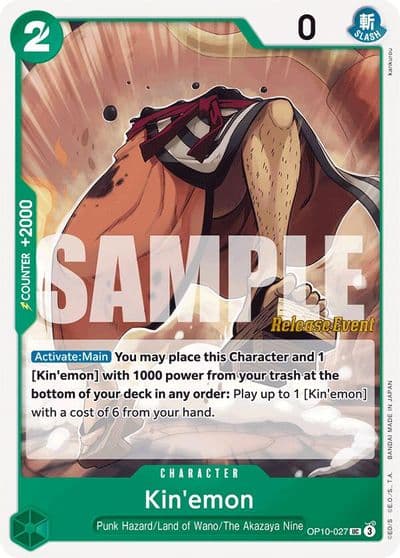 Kinemon 027 Royal Blood Release Event Cards One Piece card