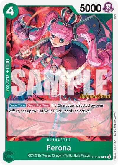 Perona 036 Royal Blood Release Event Cards One Piece card