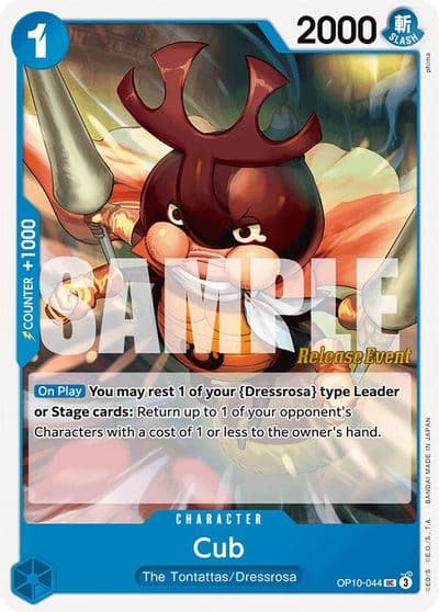 Cub Royal Blood Release Event Cards One Piece card