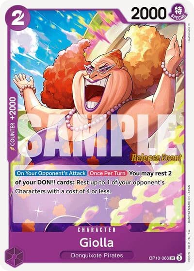 Giolla Royal Blood Release Event Cards One Piece card
