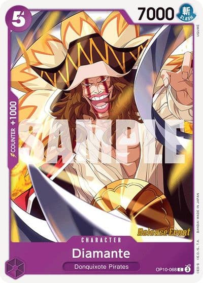 Diamante Royal Blood Release Event Cards One Piece card