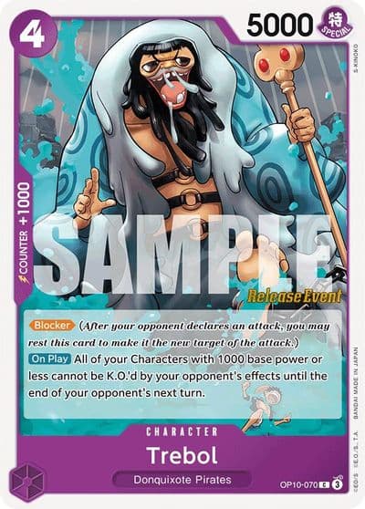 Trebol Royal Blood Release Event Cards One Piece card