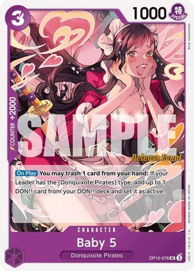 Baby 5 Royal Blood Release Event Cards One Piece card