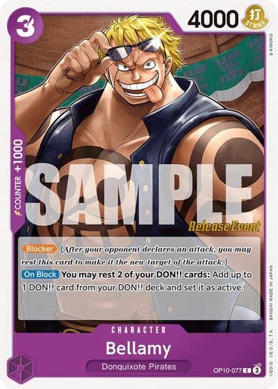 Bellamy Royal Blood Release Event Cards One Piece card