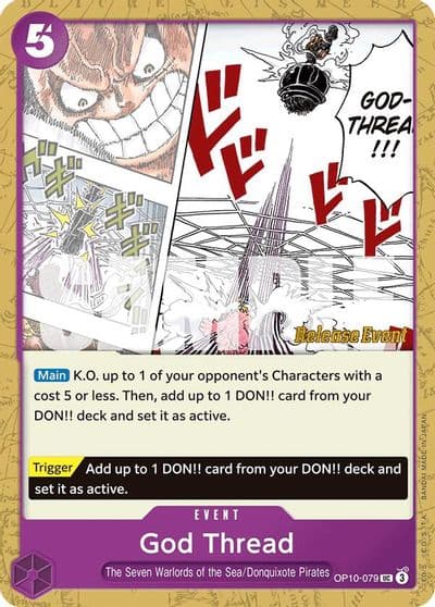 God Thread Royal Blood Release Event Cards One Piece card