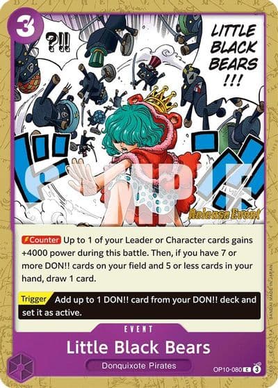 Little Black Bears Royal Blood Release Event Cards One Piece card