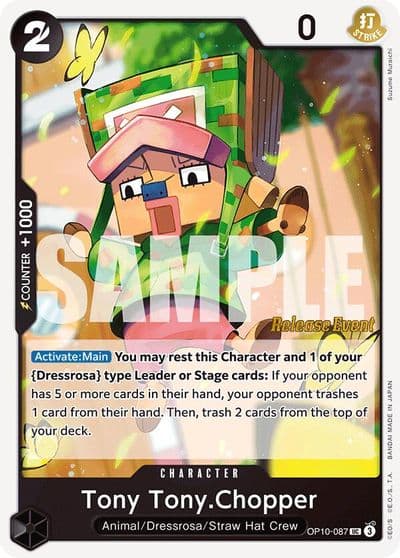 Tony TonyChopper 087 Royal Blood Release Event Cards One Piece card