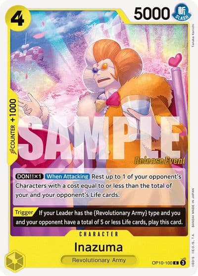 Inazuma Royal Blood Release Event Cards One Piece card