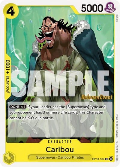 Caribou Royal Blood Release Event Cards One Piece card