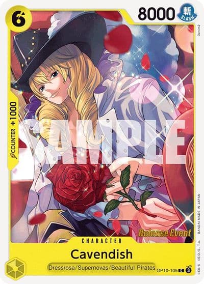 Cavendish 105 Royal Blood Release Event Cards One Piece card