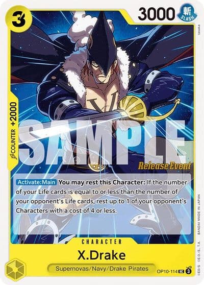 XDrake Royal Blood Release Event Cards One Piece card