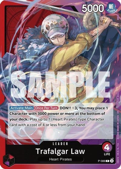 Trafalgar Law OP10 Release Event One Piece Promotion Cards One Piece card