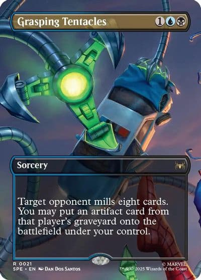 Grasping Tentacles Borderless Marvel's Spider-Man: Eternal-Legal Magic card