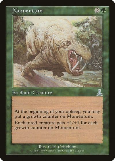 Momentum Urza's Destiny Magic card