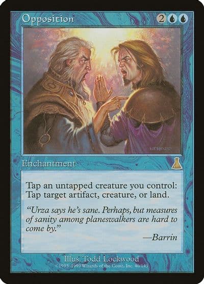 Opposition Urza's Destiny Magic card