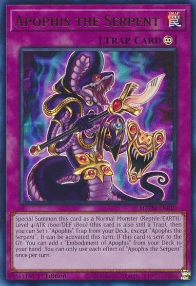 Apophis the Serpent Maze of the Master Yu-Gi-Oh! card