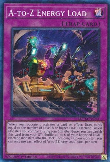 A to Z Energy Load CR Maze of the Master Yu-Gi-Oh! card