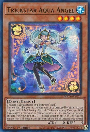 Trickstar Aqua Angel Maze of the Master Yu-Gi-Oh! card