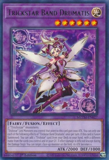 Trickstar Band Drumatis Maze of the Master Yu-Gi-Oh! card