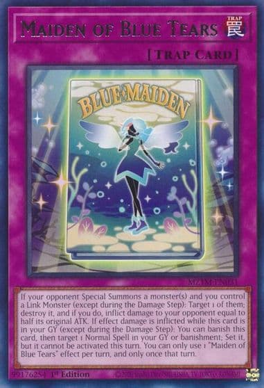 Maiden of Blue Tears Maze of the Master Yu-Gi-Oh! card