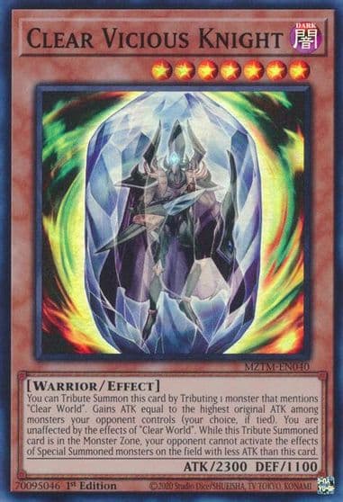 Clear Vicious Knight Maze of the Master Yu-Gi-Oh! card
