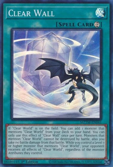 Clear Wall Maze of the Master Yu-Gi-Oh! card