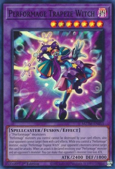 Performage Trapeze Witch Maze of the Master Yu-Gi-Oh! card