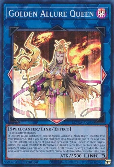 Golden Allure Queen Maze of the Master Yu-Gi-Oh! card