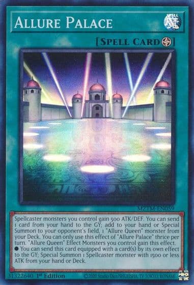 Allure Palace Maze of the Master Yu-Gi-Oh! card