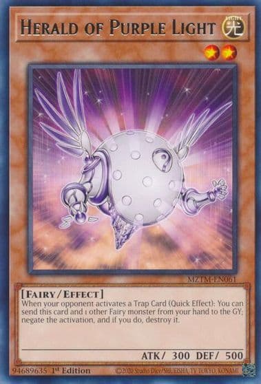 Herald of Purple Light Maze of the Master Yu-Gi-Oh! card