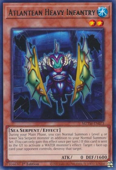 Atlantean Heavy Infantry Maze of the Master Yu-Gi-Oh! card