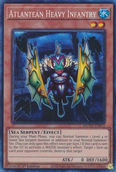 Atlantean Heavy Infantry CR Maze of the Master Yu-Gi-Oh! card