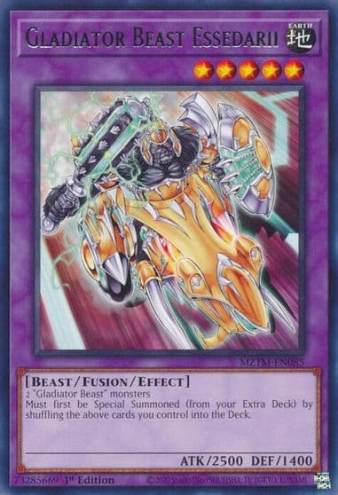 Gladiator Beast Essedarii Maze of the Master Yu-Gi-Oh! card
