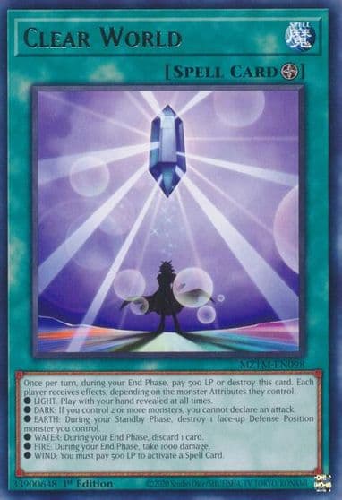 Clear World Maze of the Master Yu-Gi-Oh! card