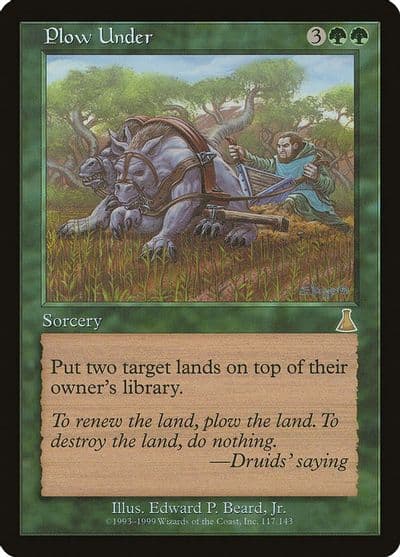 Plow Under Urza's Destiny Magic card
