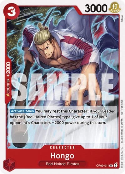 Hongo Tournament Pack 2025 Vol 2 One Piece Promotion Cards One Piece card