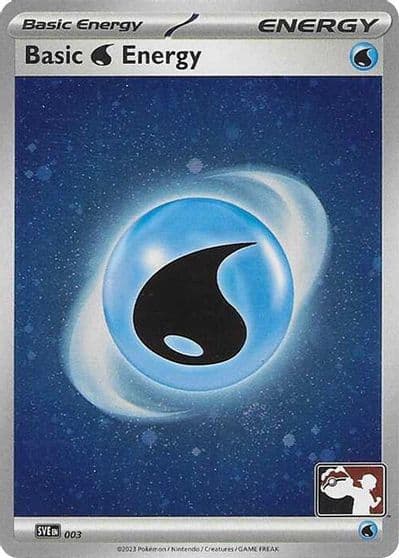 Basic Water Energy - 003 (Cosmos Holo) Prize Pack Series Cards Pokemon card
