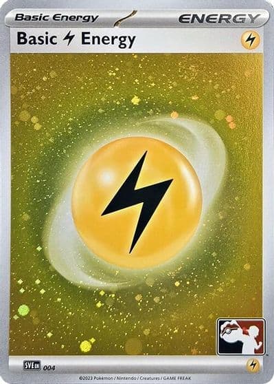 Basic Lightning Energy - 004 (Cosmos Holo) Prize Pack Series Cards Pokemon card