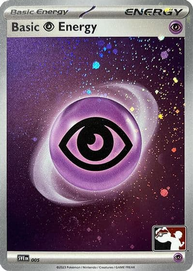 Basic Psychic Energy - 005 (Cosmos Holo) Prize Pack Series Cards Pokemon card
