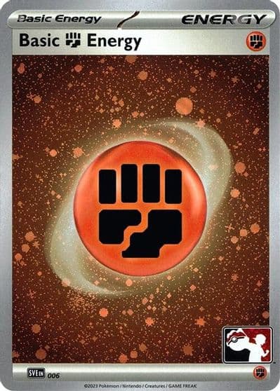 Basic Fighting Energy - 006 (Cosmos Holo) Prize Pack Series Cards Pokemon card