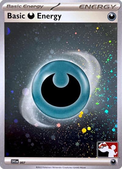 Basic Darkness Energy - 007 (Cosmos Holo) Prize Pack Series Cards Pokemon card