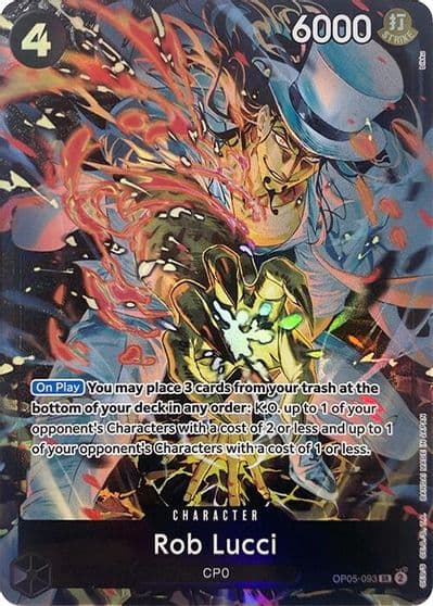 Rob Lucci Illustration Box EX One Piece Promotion Cards One Piece card