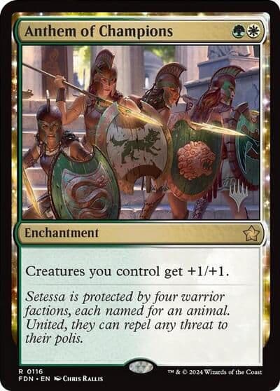 Anthem of Champions Promo Pack: Aetherdrift Magic card